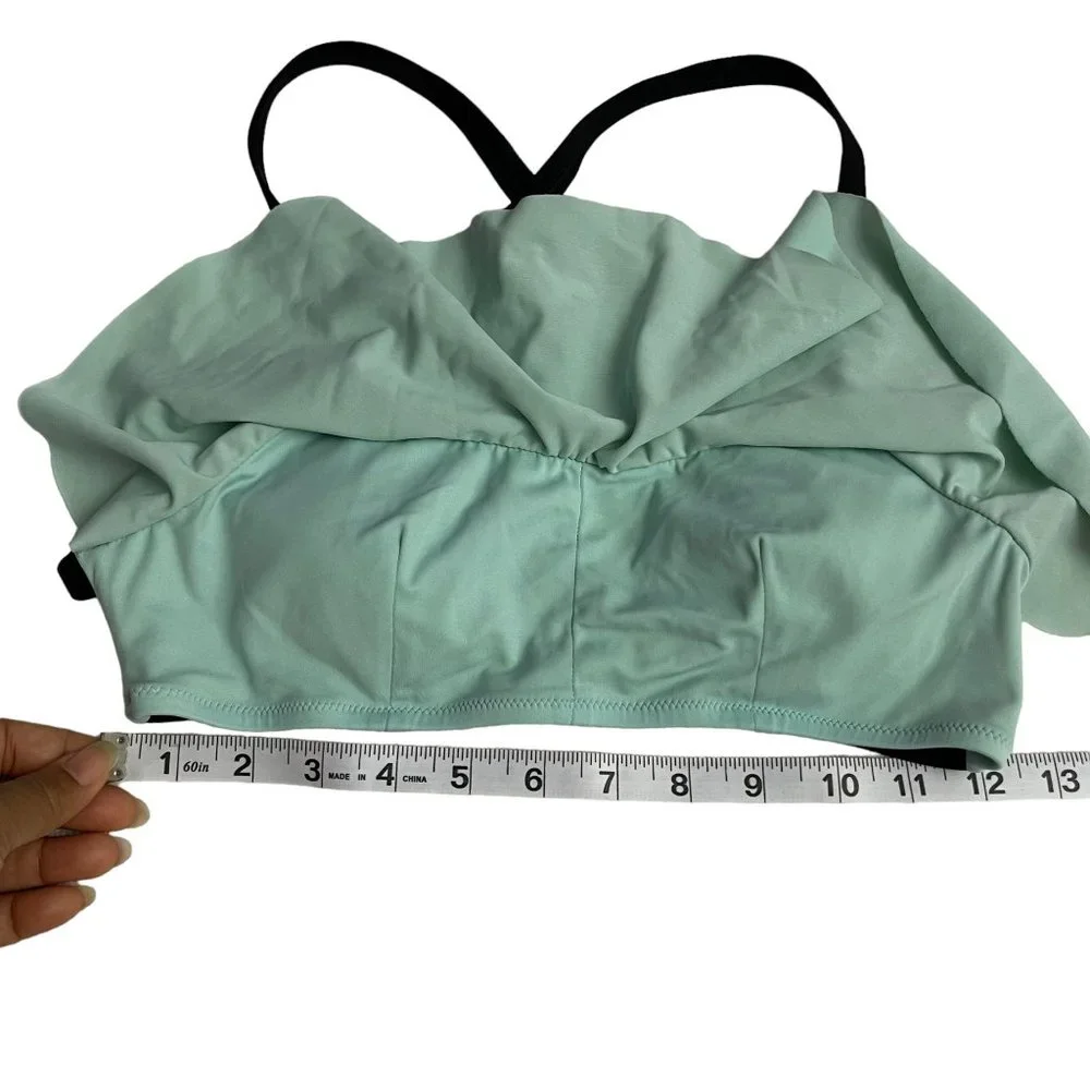 Victoria's Secret Women's Blue & Black Pastel Bikini Top Size S - Picture 4 of 7